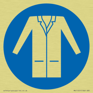 Custom Mandatory: Wear a lab coat